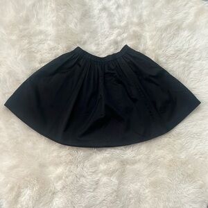 Kat Spade Black Satin Skater Skirt
